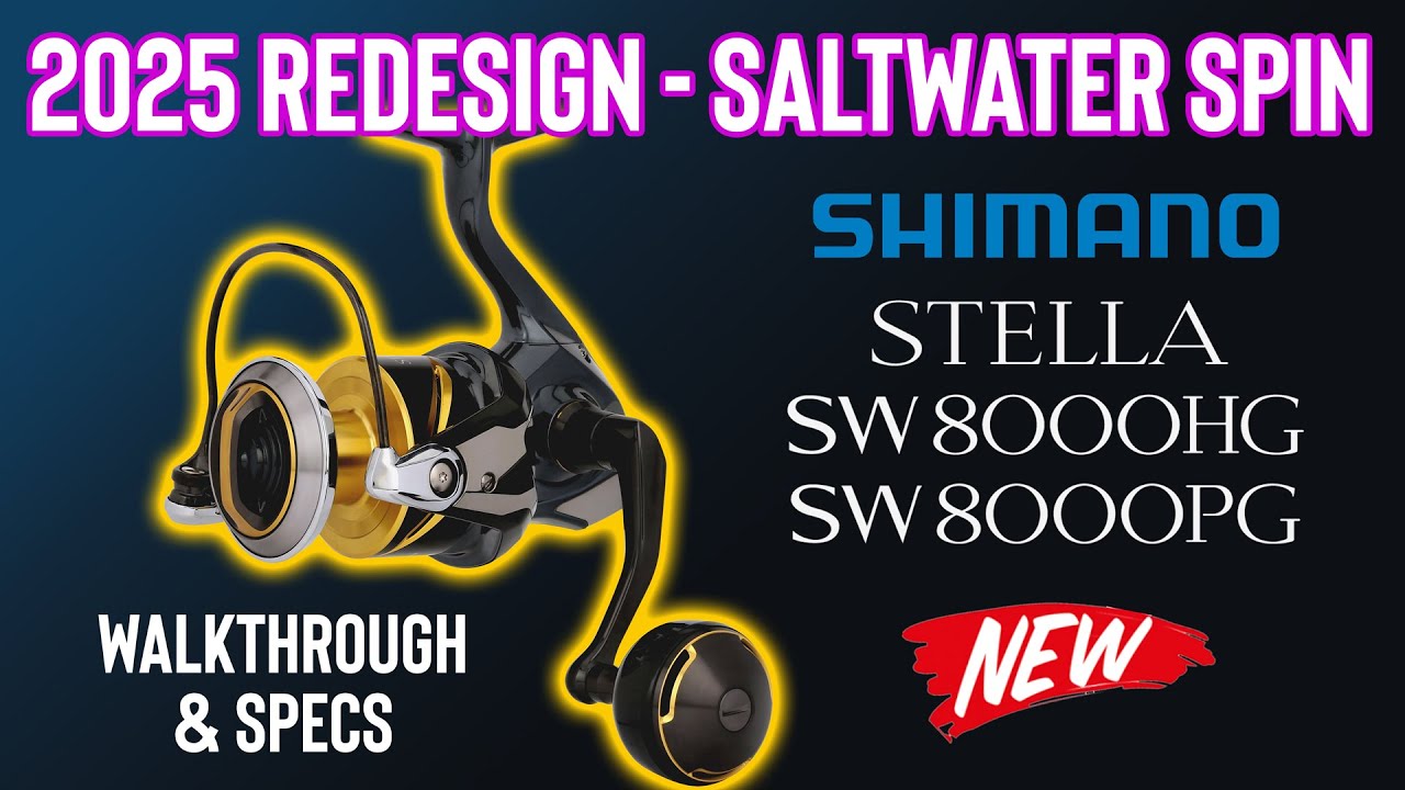 New 2025 Shimano Stella SW 8000D  - Product Walkthrough and Specs