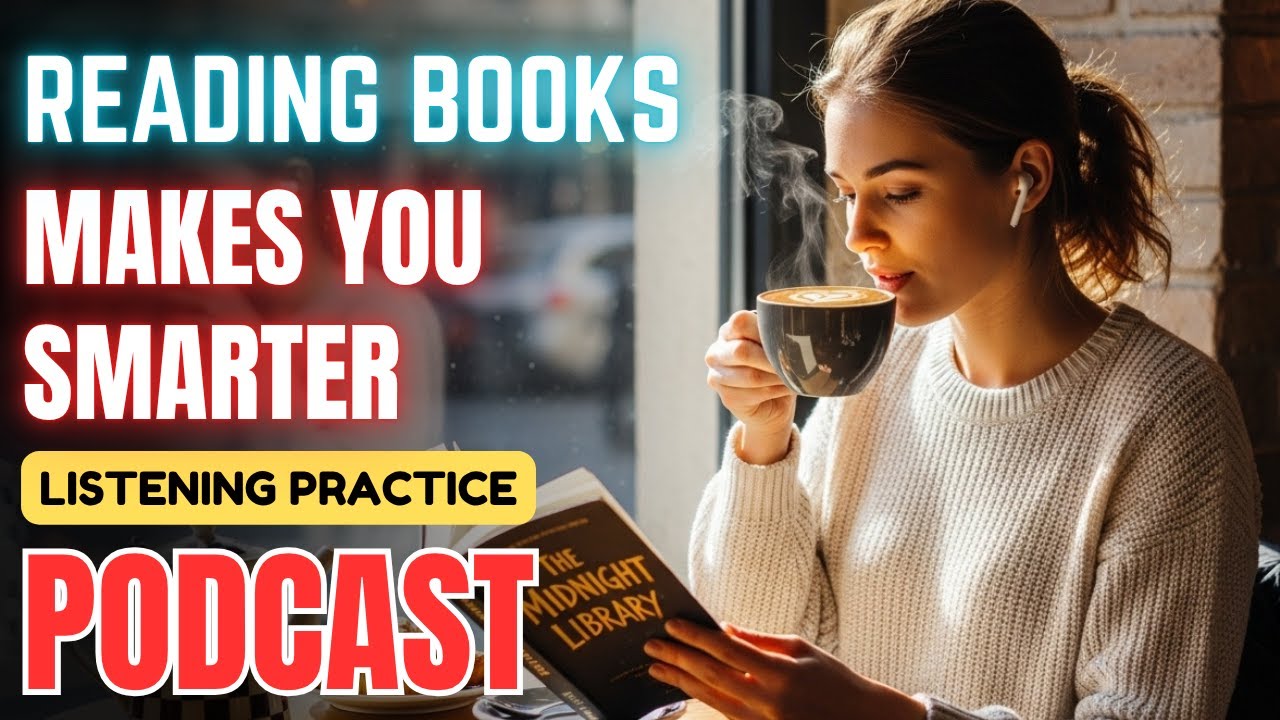 (30-Minute) Reading Books Makes You Smarter || Improve English Fluency Podcast