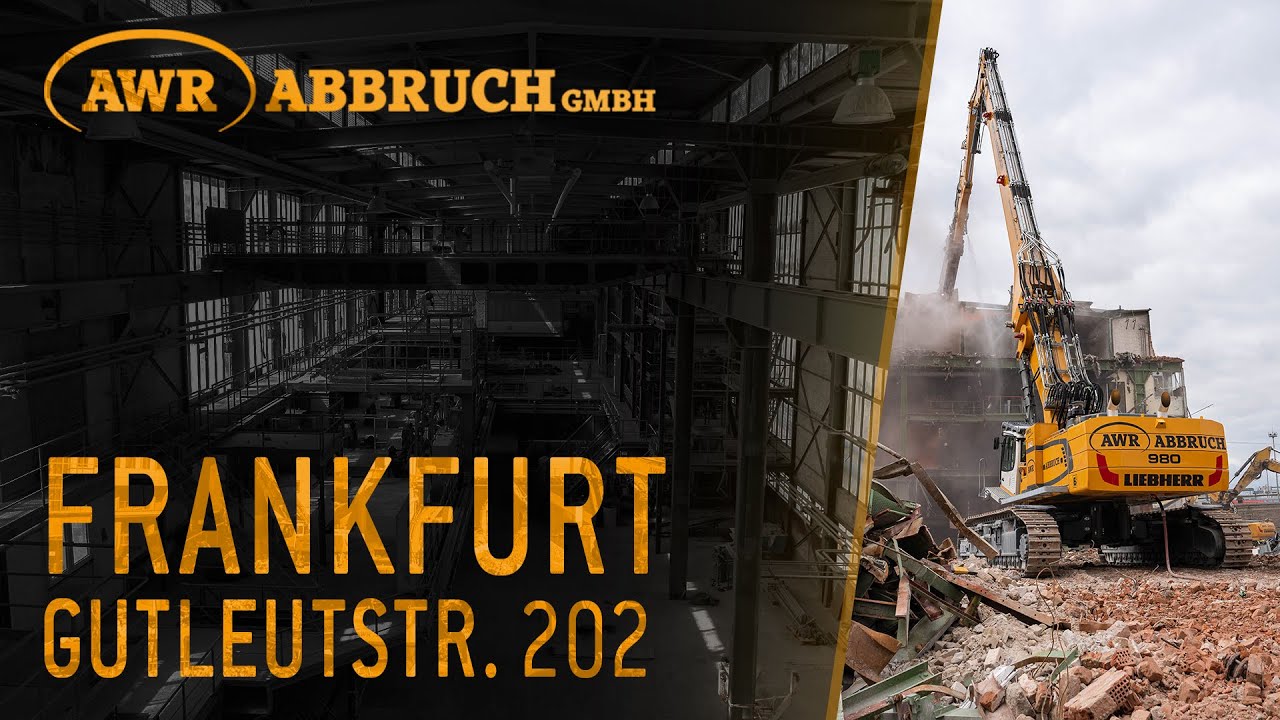 Frankfurt Liebherr R980 Demolition - 2021