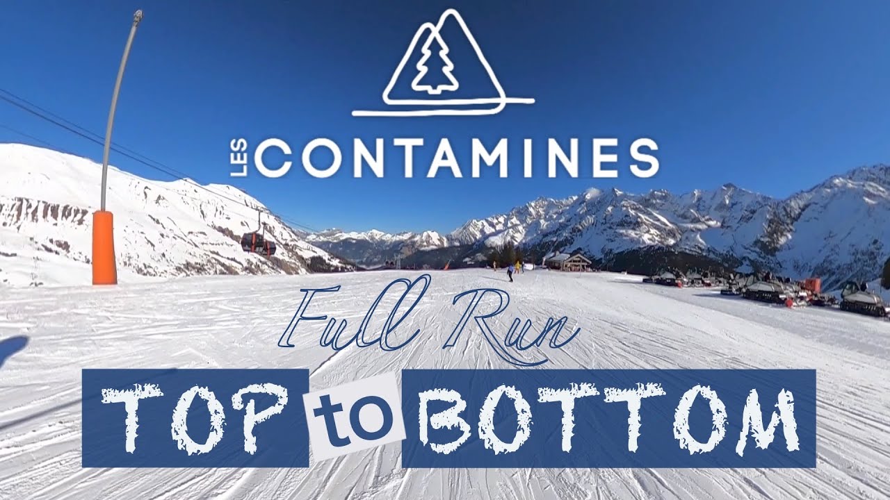 Les Contamines France - Top to Bottom Full Run | GoPro Max