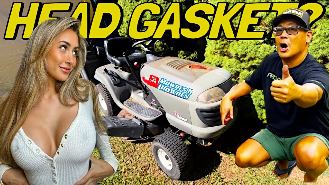 Craftsman LT2000 дымит! Нужна ли прокладка головки блока цилиндров? Или это легко исправить?