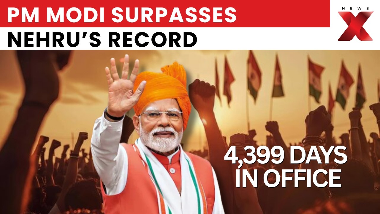 Narendra Modi Creates History as India&rsquo;s Longest-Serving Elected Prime Minister | NewsX