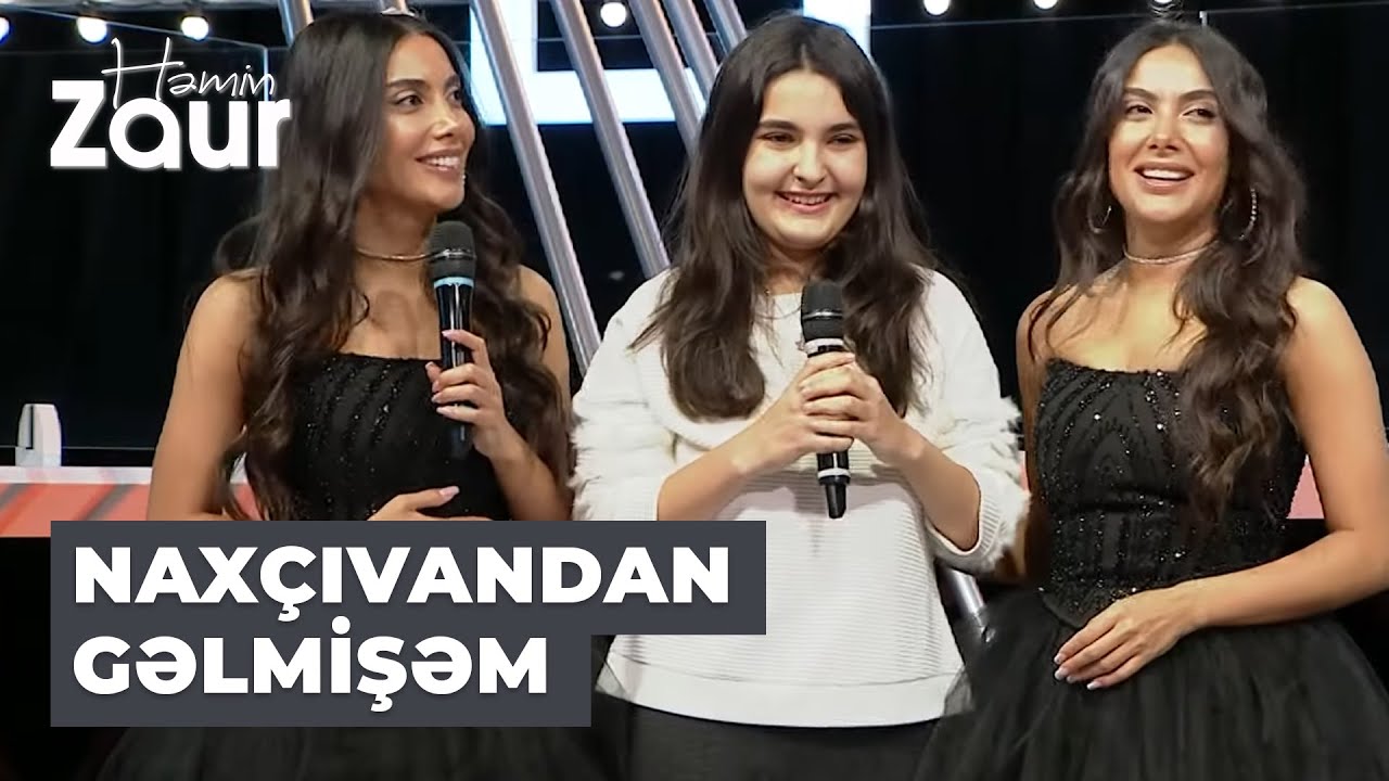 Həmin Zaur | 17 yaşlı Səkinə Sevil Sevinc bacılarına görə studiyaya gəldi