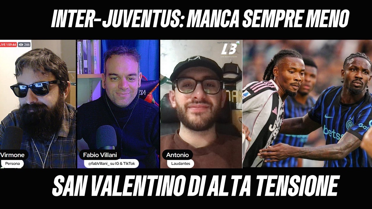 -2 alla sfida di SAN SIRO: verso INTER-JUVE