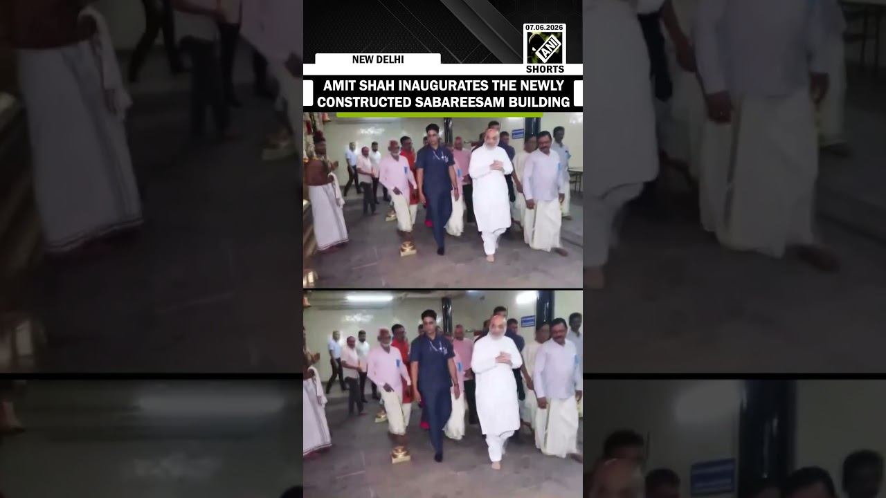 HM Shah inaugurates newly constructed Sabareesam building at Ayyappa Temple Complex