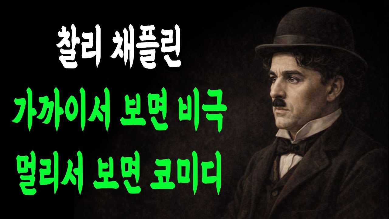 찰리 채플린(가까이서 보면 비극, 멀리서 보면 코미디)