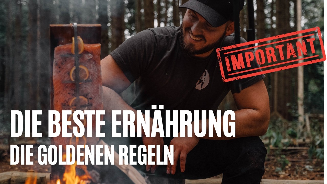 Das ist die gesündeste und beste Ernährung . Halte diese goldenen Regeln ein.