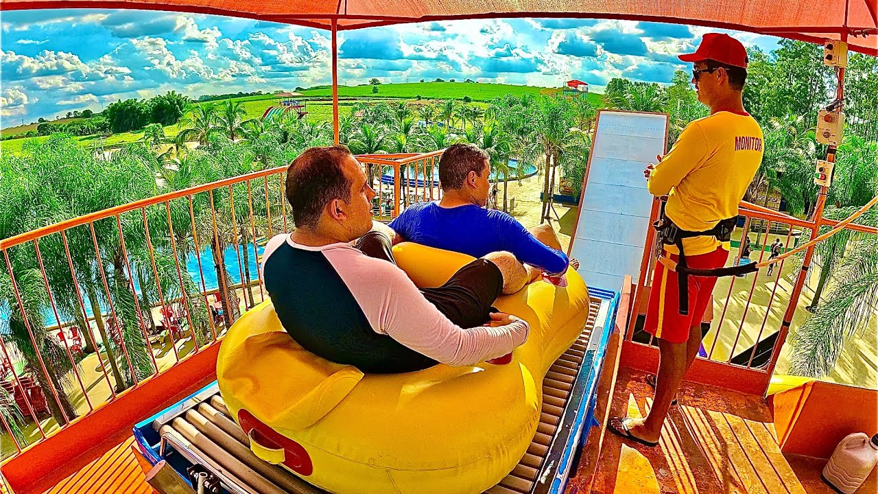 The Boomerang Water Slide at Castelo Park Aquático, Brazil