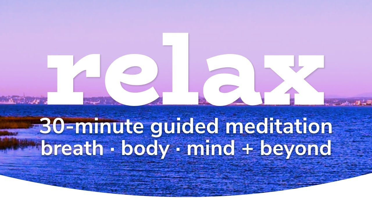 30-min meditation Male Voice [NO MUSIC] 💙 Guided Meditation - Mindfulness 💙 British Voice