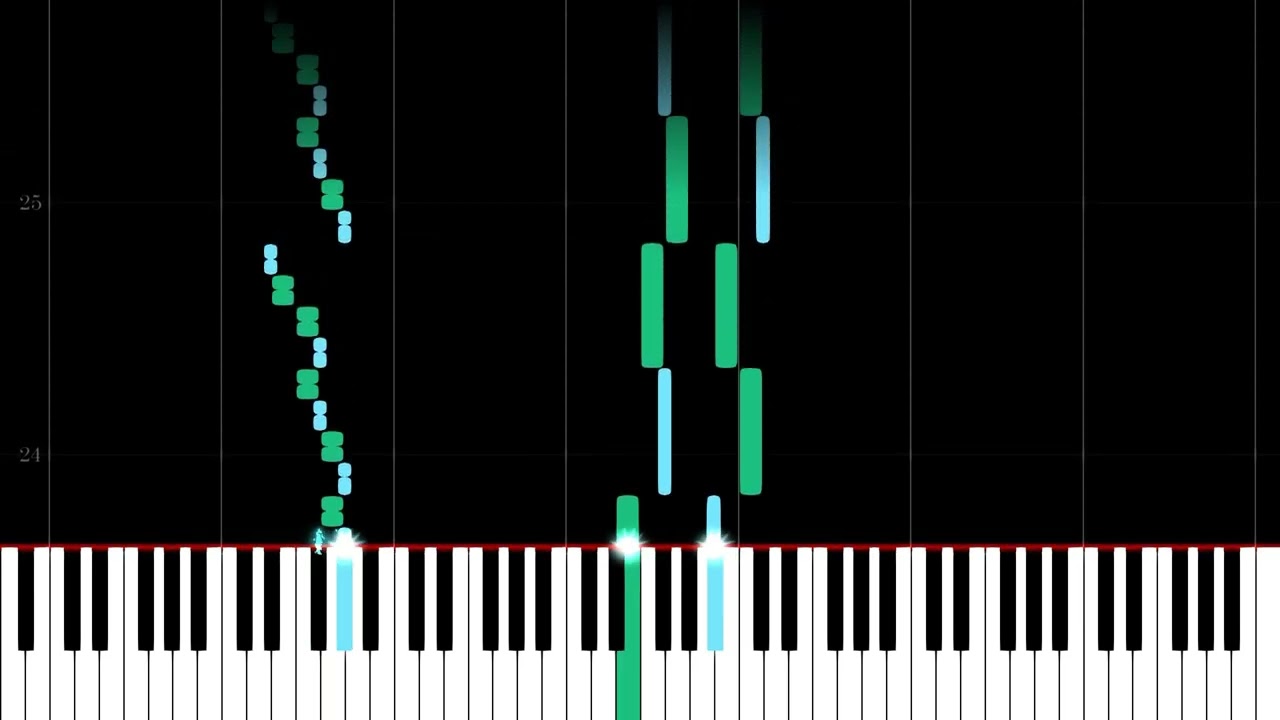 Escape From Ganons Castle - The Legend of Zelda Ocarina of Time - midi Piano