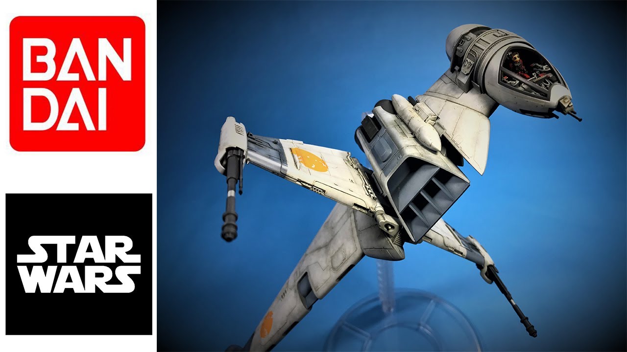 Bandai 1/72 B-Wing Starfighter Full Build & Paint