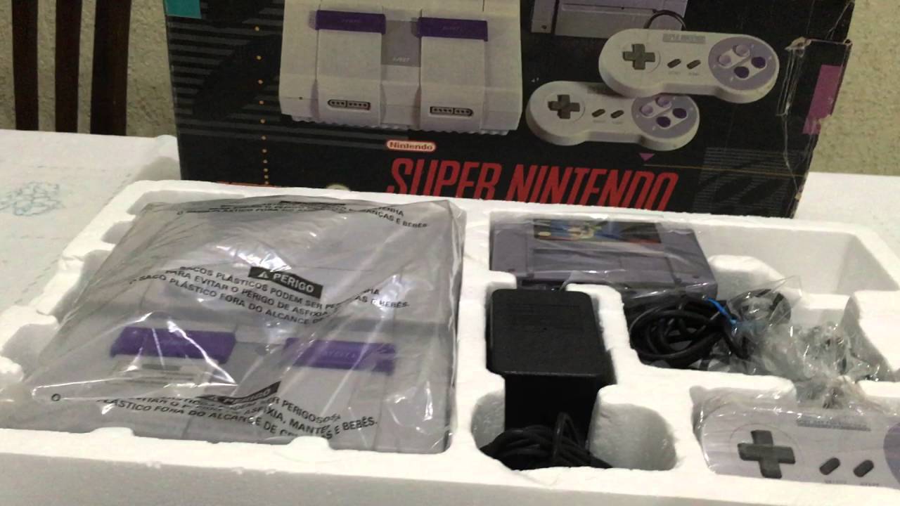 Super Nintendo Playtronic Primeiro Modelo Completo Serial batendo