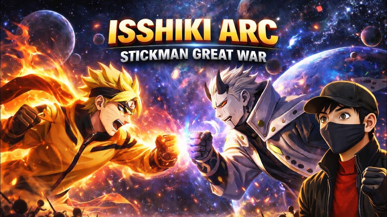 Isshiki is here😰|stickman great war|randomly 