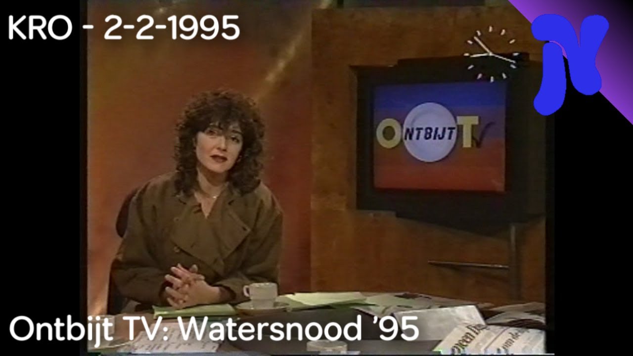 KRO - Ontbijt TV: Watersnood '95 (2-2-1995)
