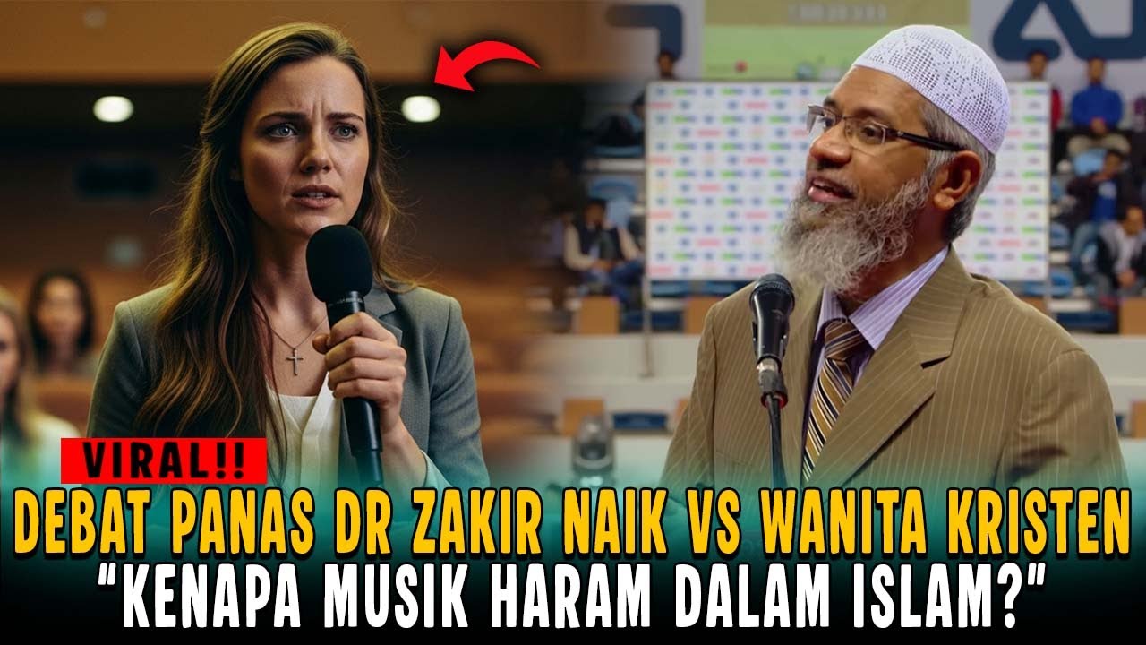 DEBAT‼️ DR ZAKIR NAIK VS KRISTEN: KENAPA MUSIK DAN TARIAN DI ANGGAP HARAM DALAM ISLAM?