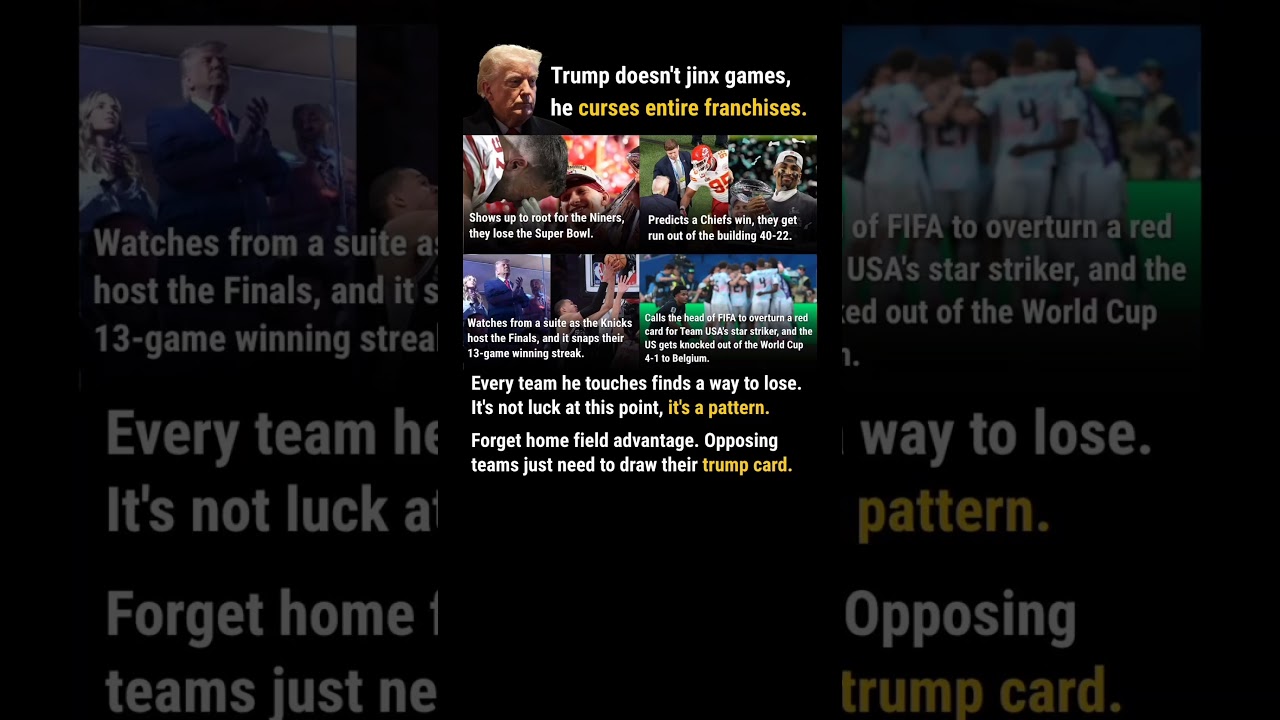 Viral 'Trump Curse' Theory Takes Over Sports Internet | World Cup 2026