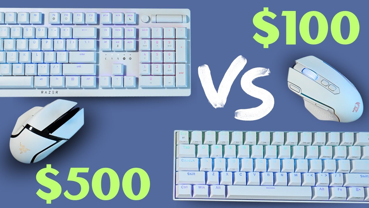 Razer vs $100 Redragon Wireless Gaming Setup | What's The Deal?