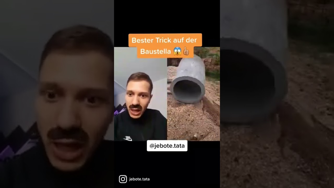 Heute ein Lifehack f&uuml;r die Baustelle 👷&zwj;♂️😂