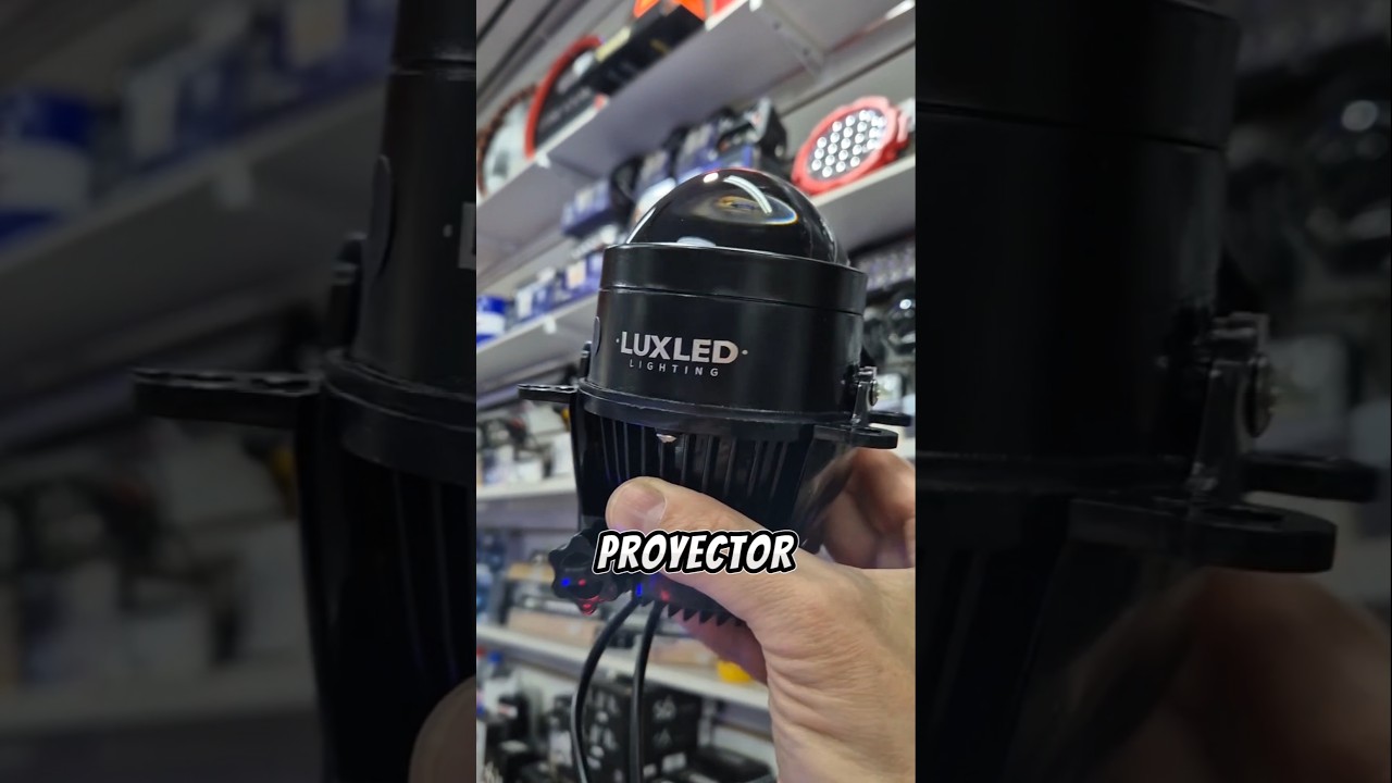 Faro led proyector para autos y camionetas. #autos #led #offroad #coches #carros #camiones