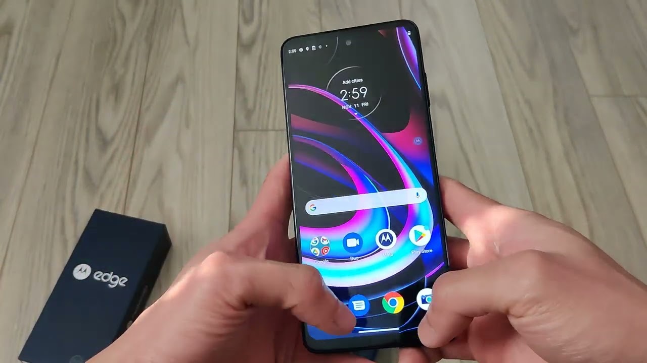 Motorola Edge 2021 | 8 ГБ + 256 МБ памяти | Snapdragon | Камера 108 МП | Дисплей 144 Гц | 5G и Wi...