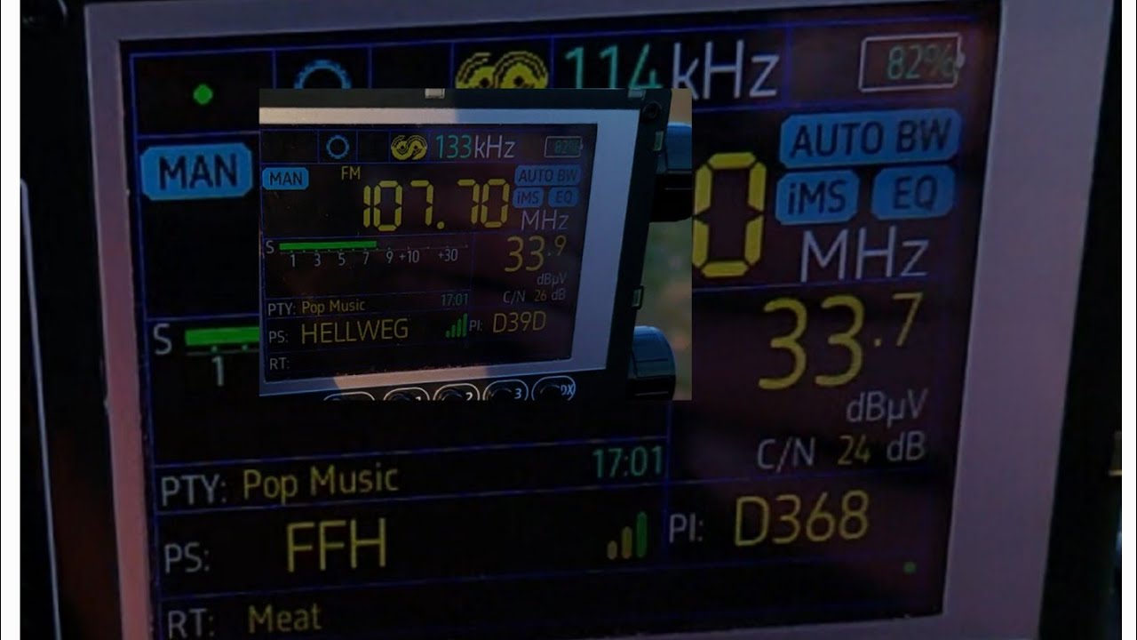 FM Bandscan Kneblinghausen(Rüthen)nahe dem Parkplatz Römerlager Teil 2 DP666 SDR Dipol 08.02.26