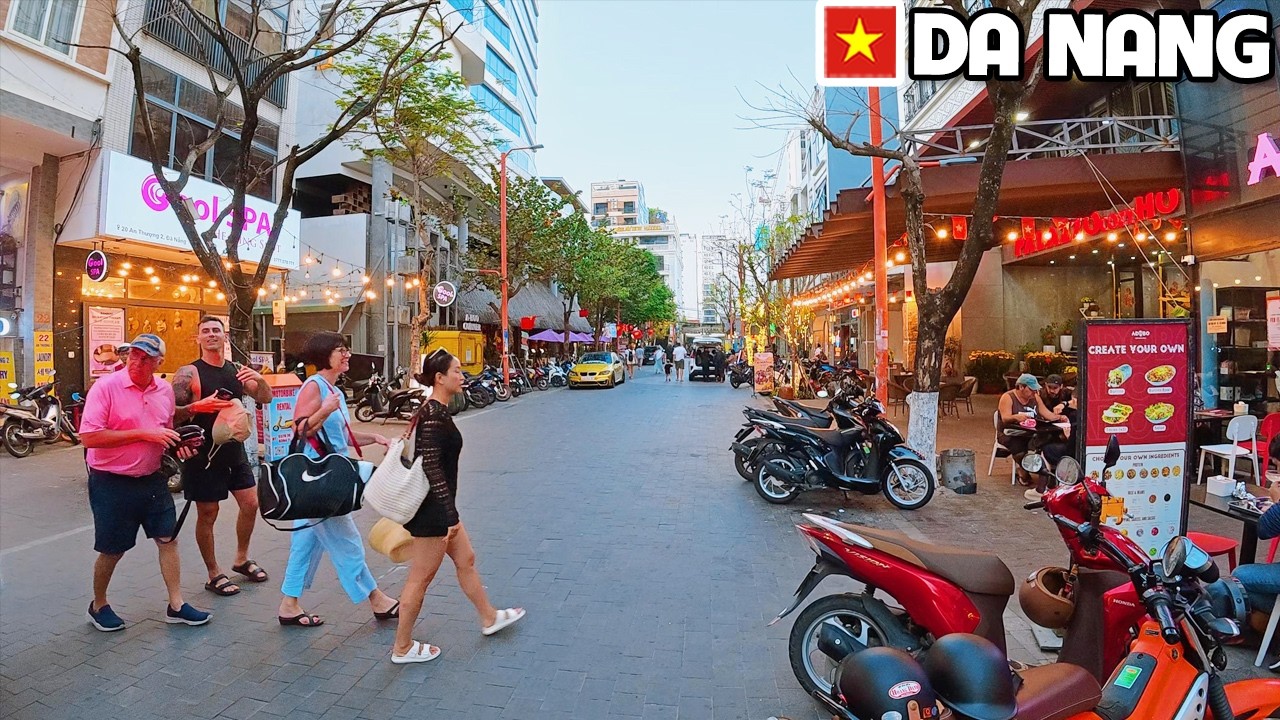 DA NANG VIETNAM - An Thuong Tourist Area From Calm Corners to Busy Streets Walking Tour 2026
