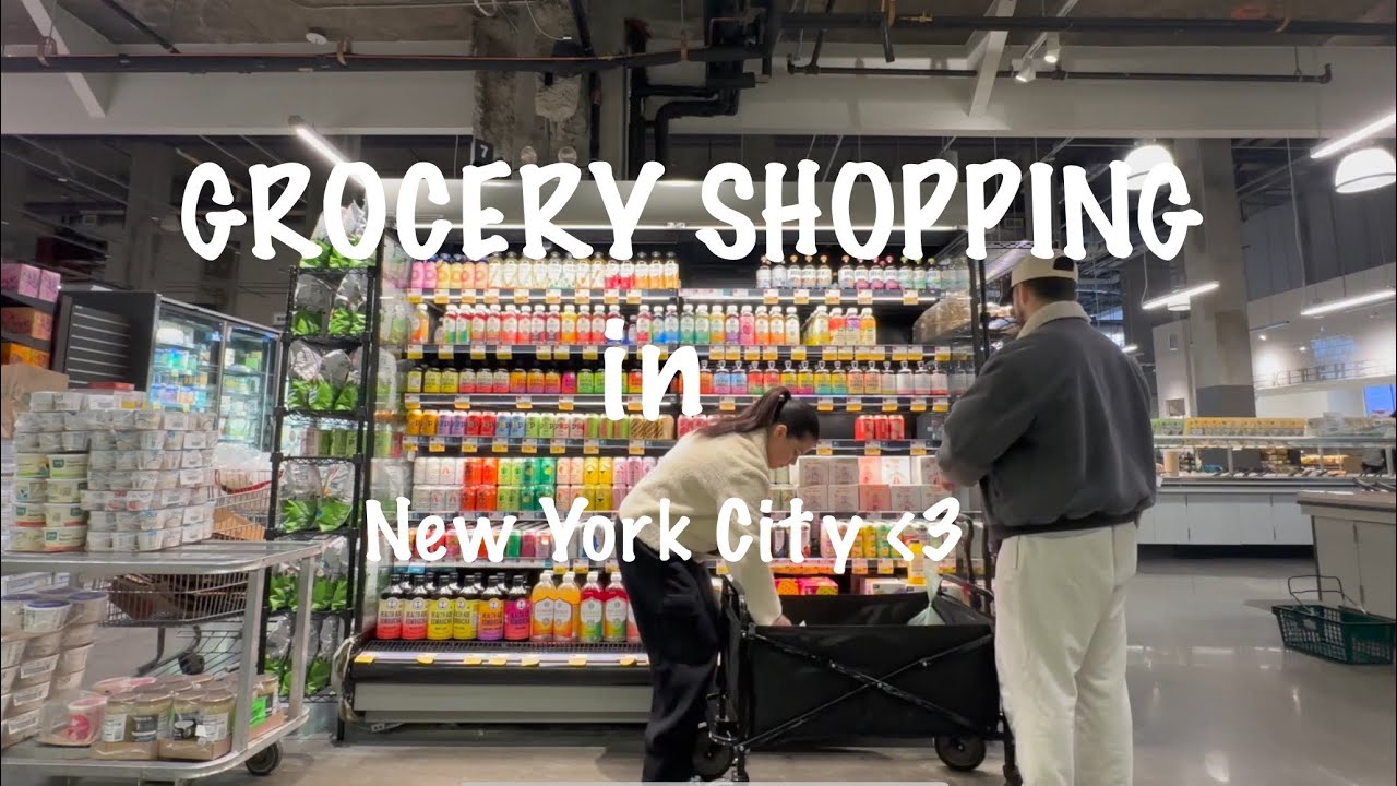 grocery shopping on a sunday in nyc