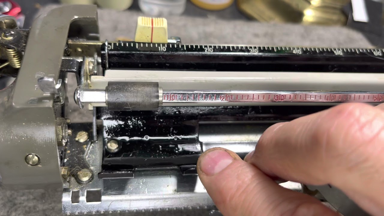 Script/Cursive Brother Typewriter Carriage Issue *SOLVED*