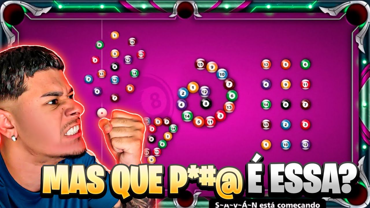 A MINICLIP QUER ME FUD3R 🤬 JOGUEI NA MESA DAS SAÍDAS MALUCAS no 8 BALL POOL
