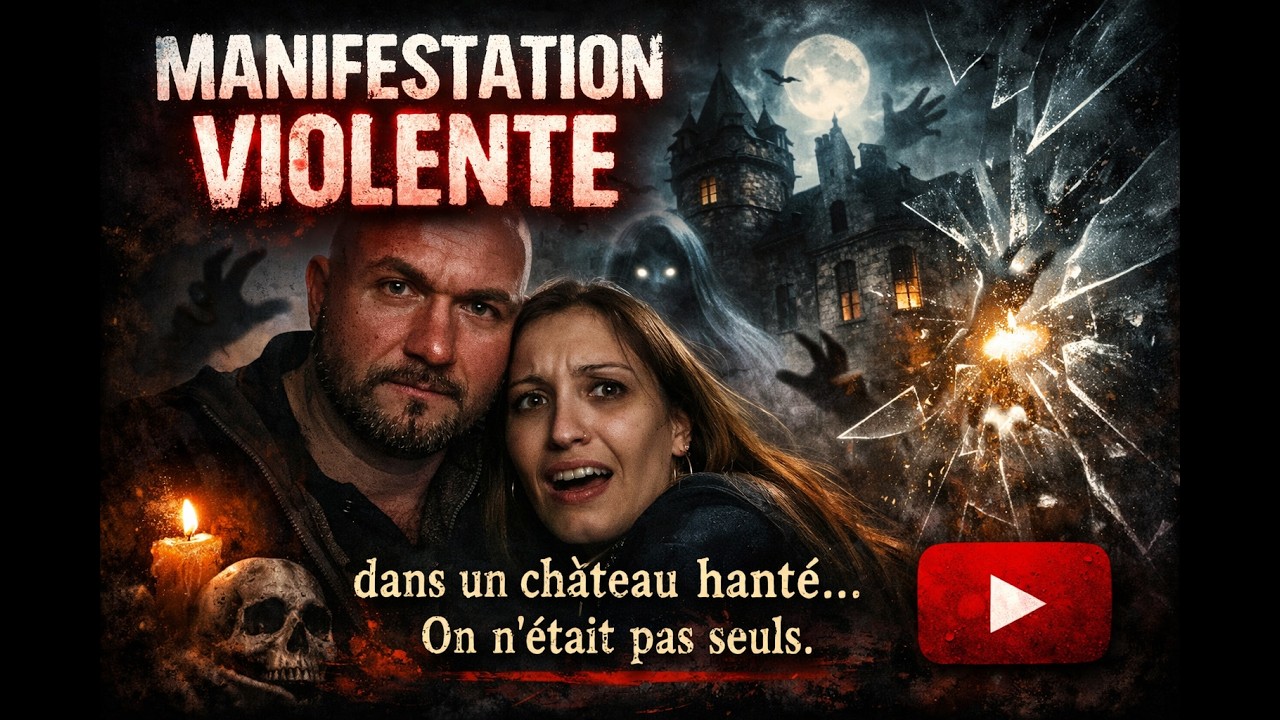 MANIFESTATION VIOLENTE dans un château hanté… On n’était pas seuls.