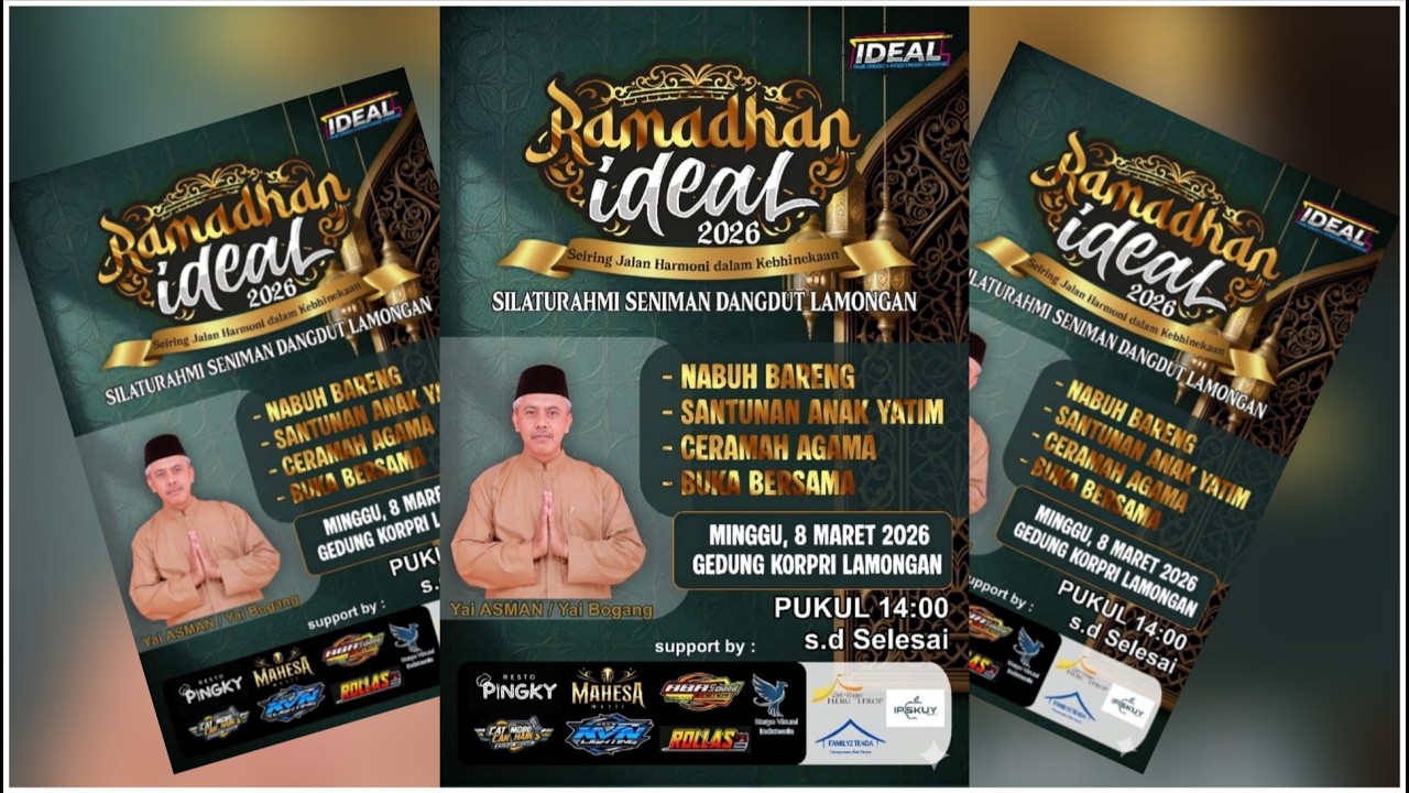 LIVE STREAMING RAMADHAN IDEAL 2026 SILAHTURAHMI SENIMAN DANGDUT LAMONGAN