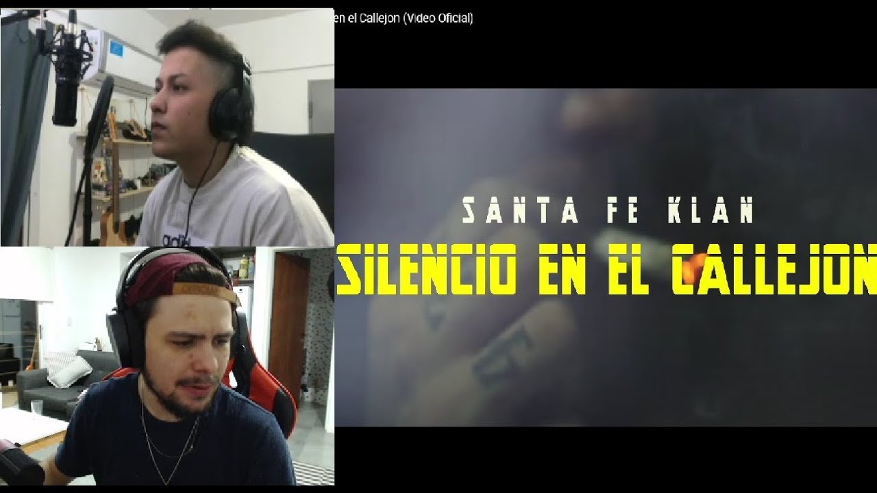 🇦🇷 ARGENTINOS REACCIONAN a Santa Fe Klan - Silencio en el Callejon (Video Oficial)