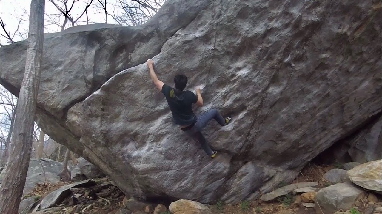 Rumbling Bald Bouldering, Five V5s