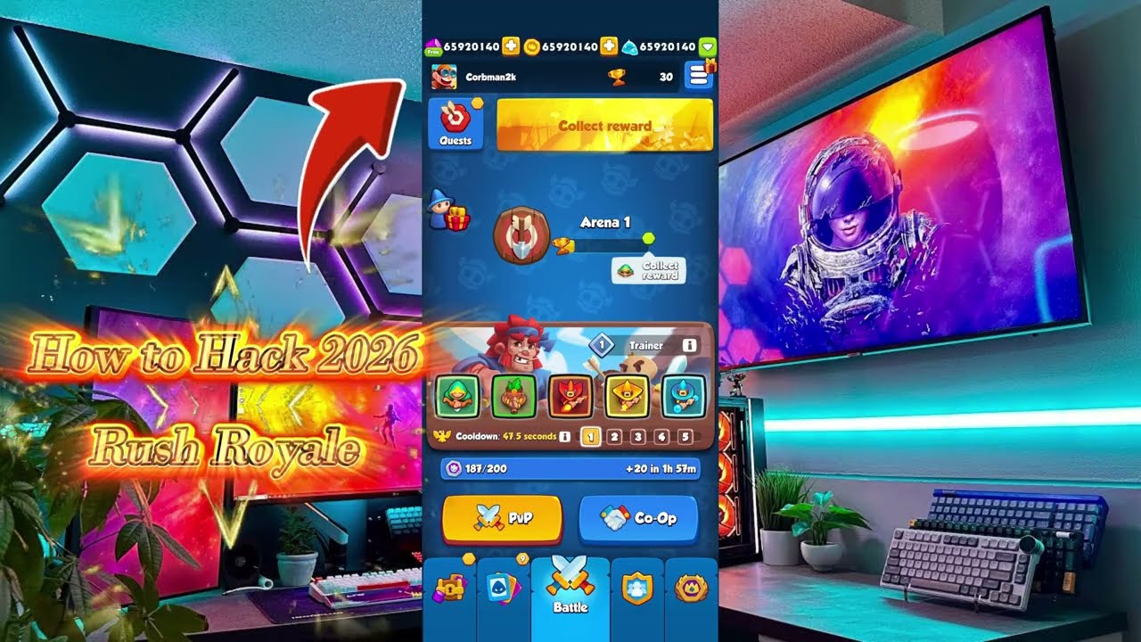 Rush Royale HACK &ndash; Unlimited Crystals & Gold MOD 2025 ⚔️💎