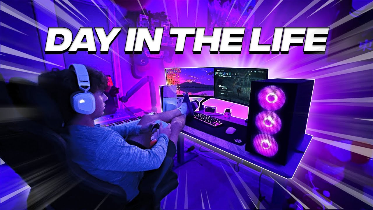 Day in the Life of a Highschool Youtuber on Summer Break!