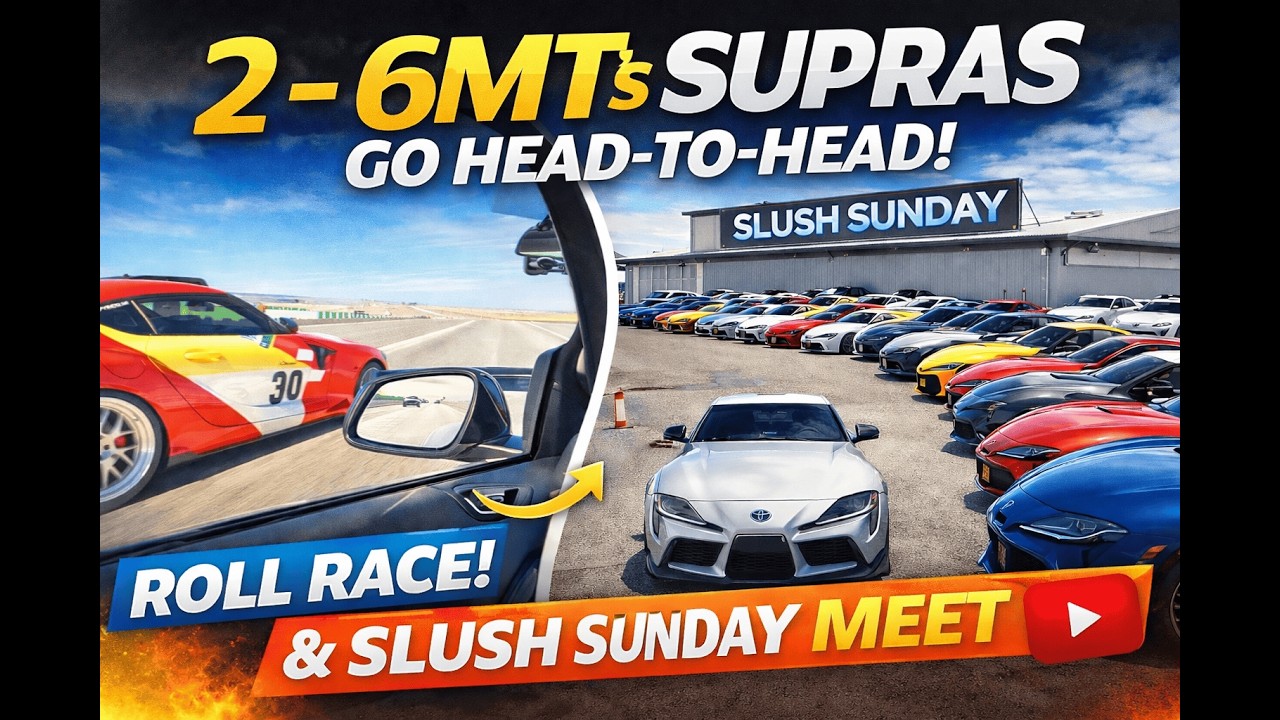 Supra с 6-ступенчатой ​​механической коробкой передач соревнуются друг с другом | Воскресная встр...