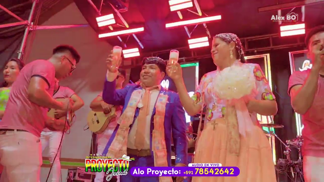 Agrupacion Internacional Proyecto Juvenil En Vivo SAnta Cruz  En La Boda De Hilarion y Cristina