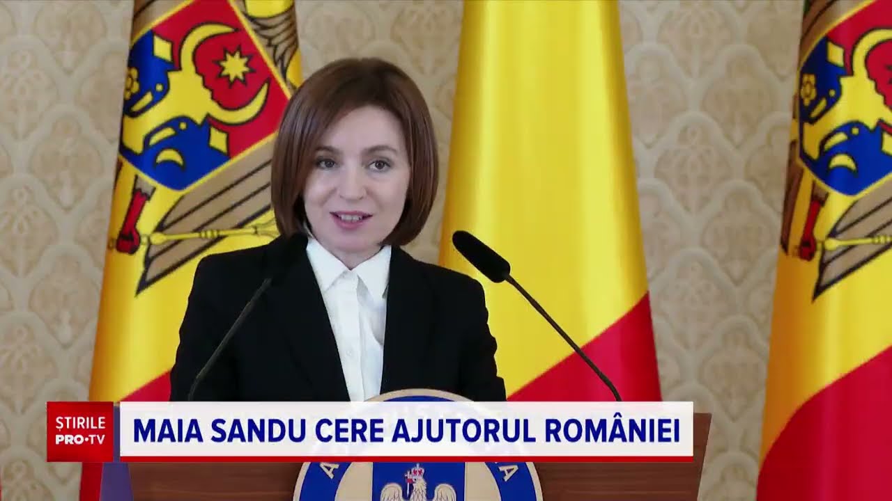 Maia Sandu, la București: „Simţim sprijinul puternic al României pentru cetăţenii Rep. Moldova.”