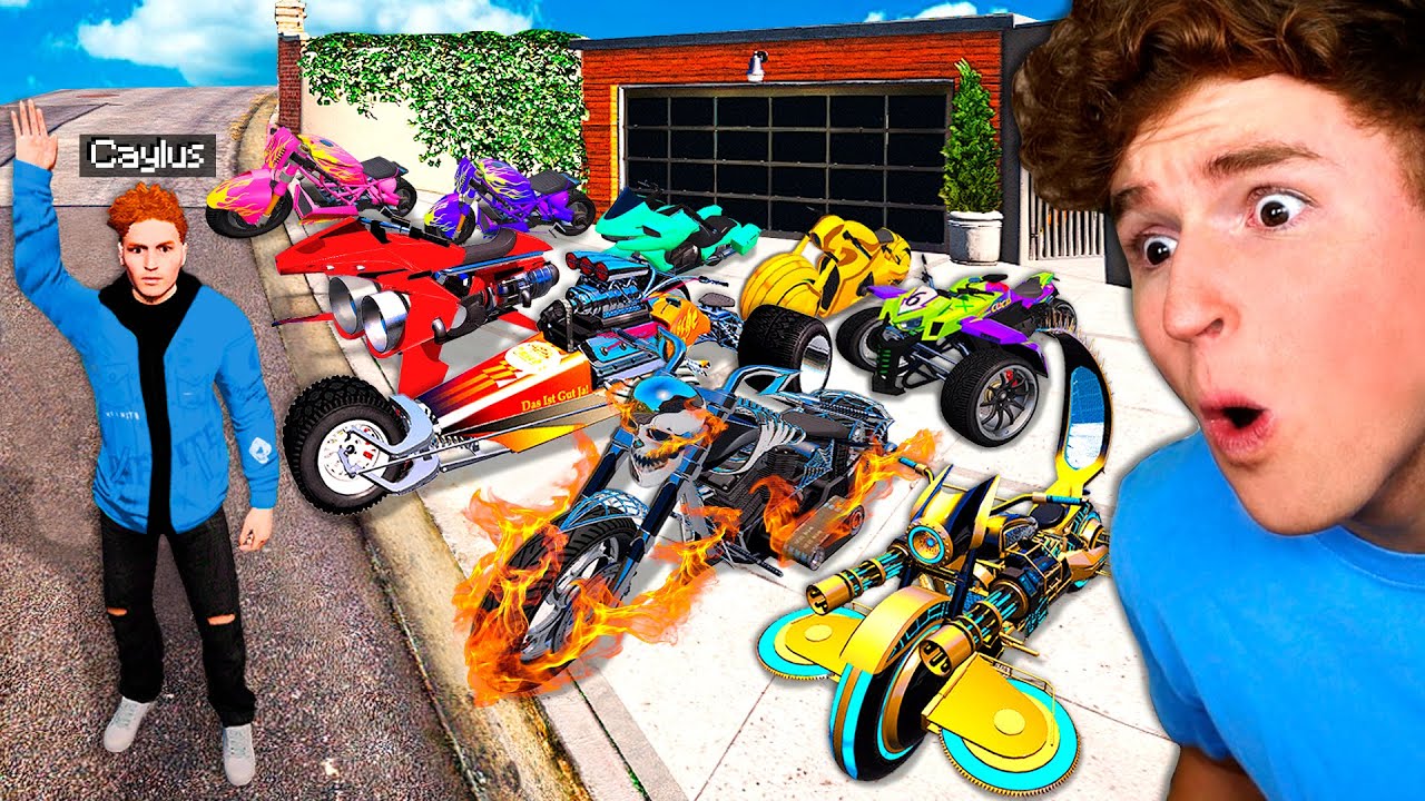 Собираем РЕДКИЕ МОТОЦИКЛЫ ТРИЛЛИОНЕРА в GTA 5! (Модификации)