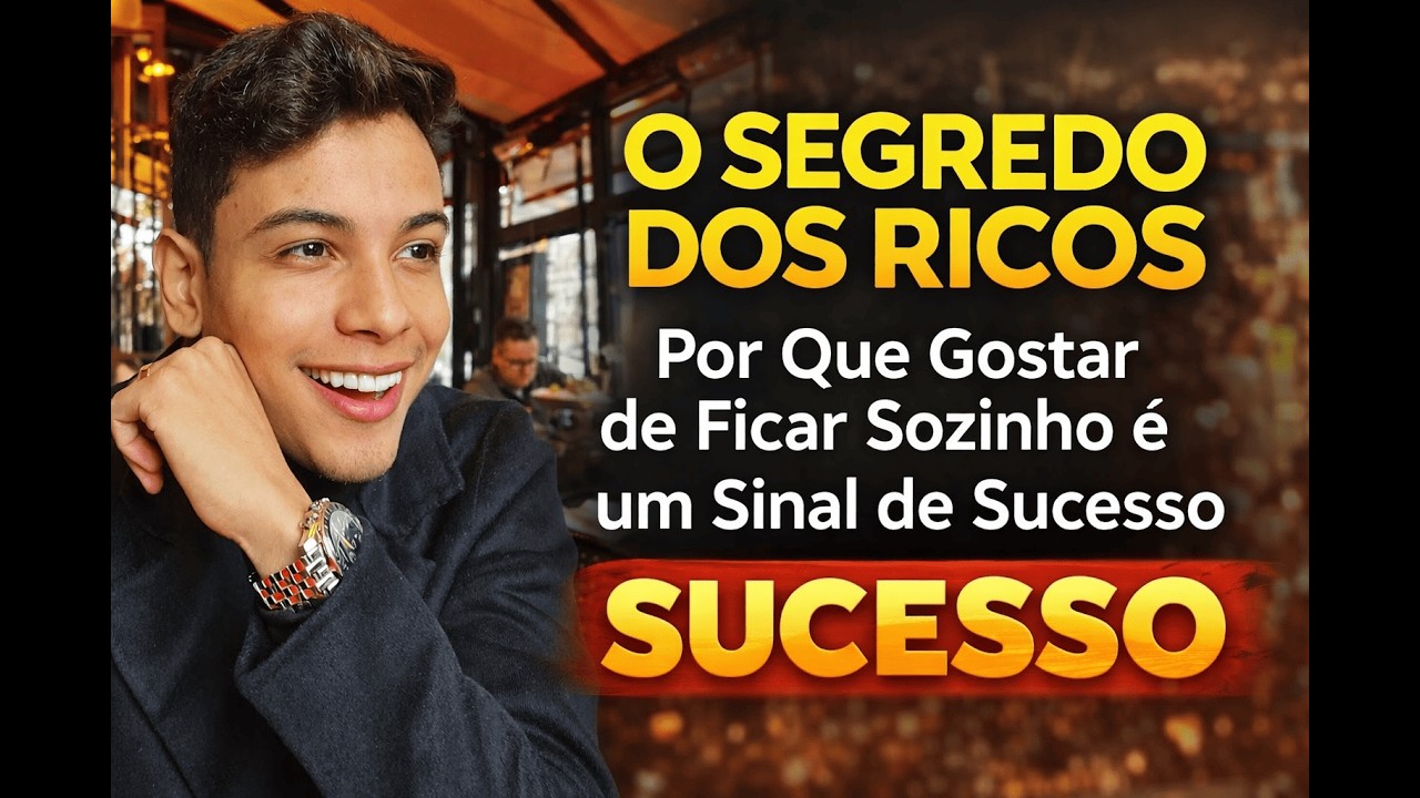 Thiago Hora - Este Hábito Silencioso Pode Te Tornar Rico: Gostar de Ficar Sozinho #marketingdigital