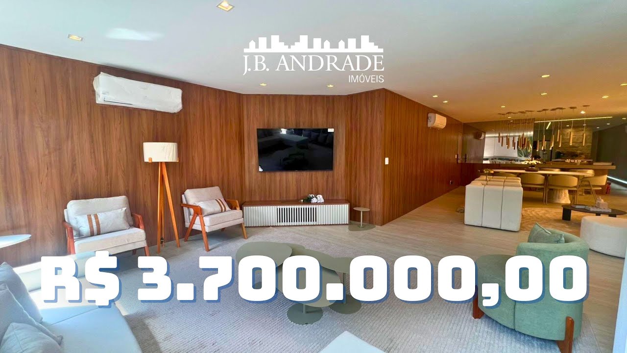 Apartamento à Venda no Jardim Oceânico | 4 Quartos | 190 m² | 3 Vagas | Belisário Leite