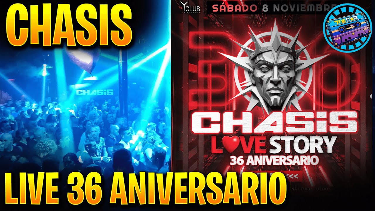 💔LIVE CHASIS 36 ANIVERSARIO DJ´S: RICARDO F , XAVI BCN , JUANJO ESE Y JUAN CRUZ | REMEMBER 90 STARS