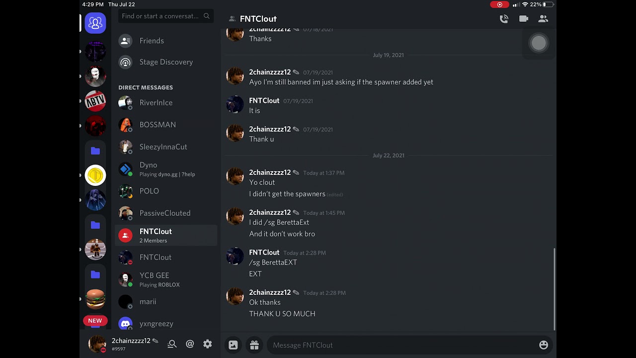 FNTCLOUT FROM ROBLOX SOUTH LONDON 2 DOESNT SCAM