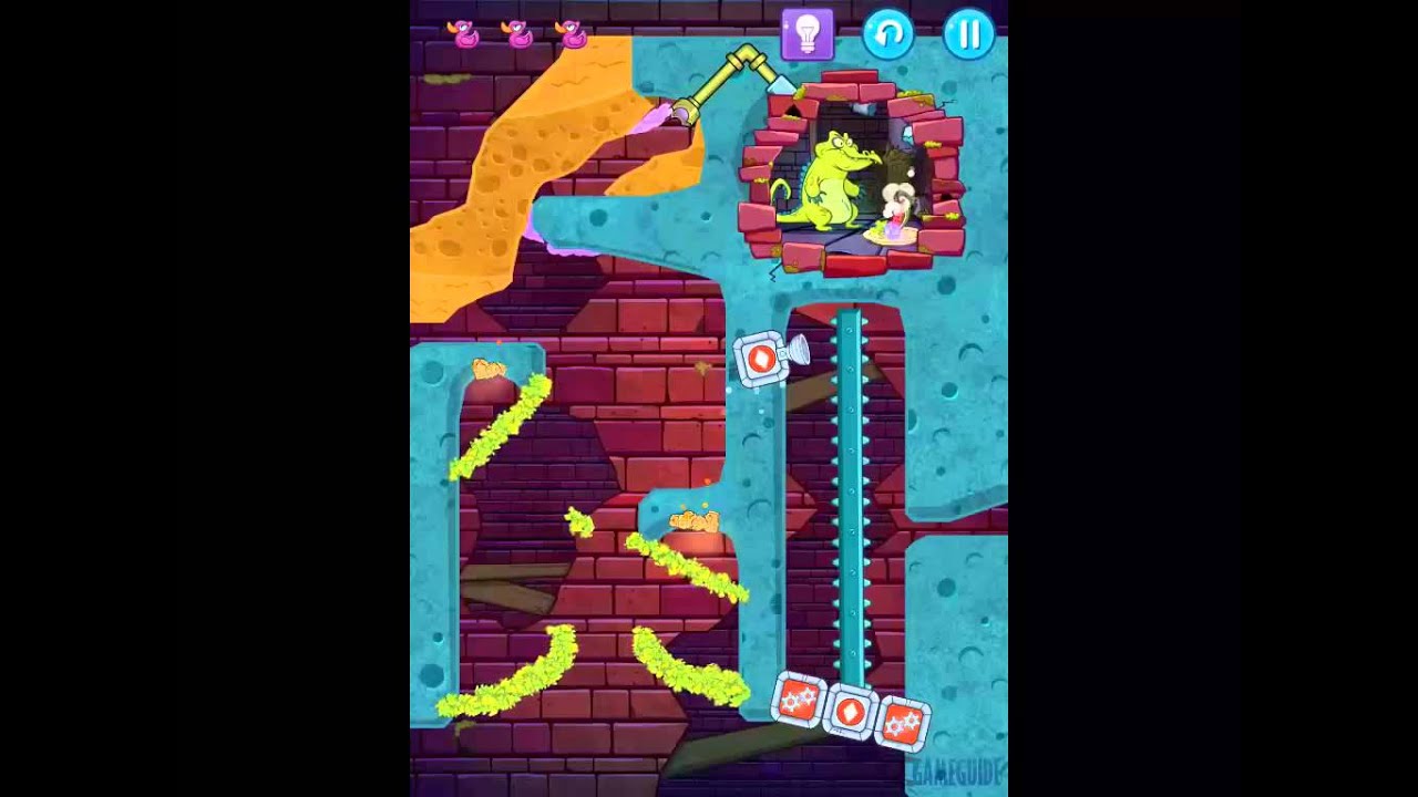 Where's My Water? 2 Level 126: Switch it up...Again Walkthrough