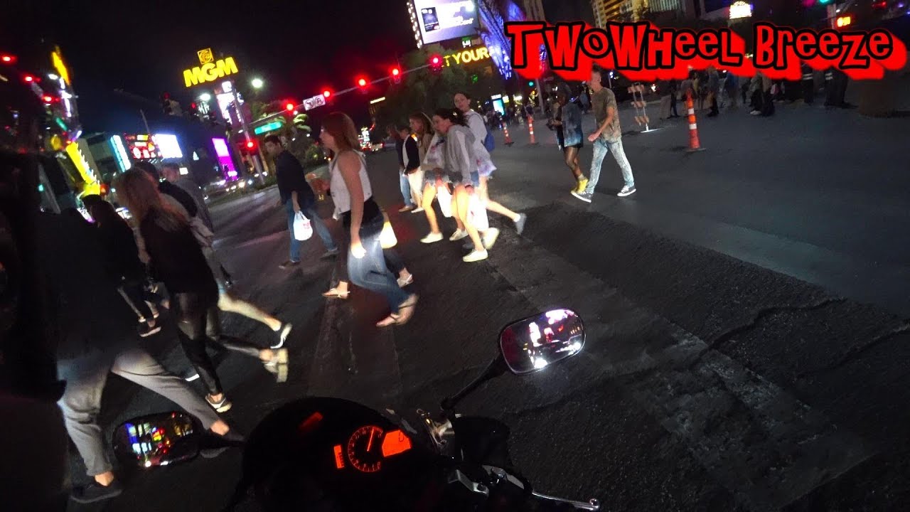People get mad from rev bombs Las Vegas Strip in 4K