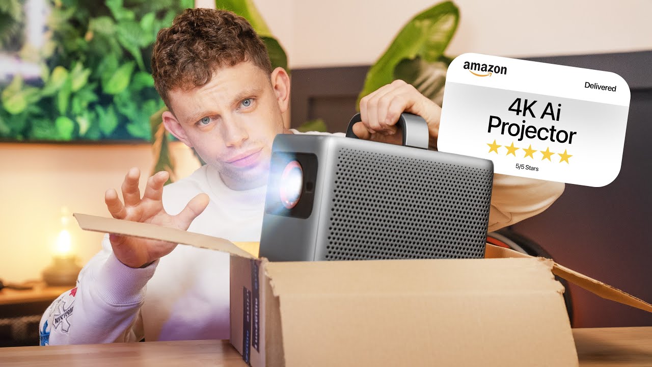 My New 4K Ai Projector From Amazon - The Future of Projectors!