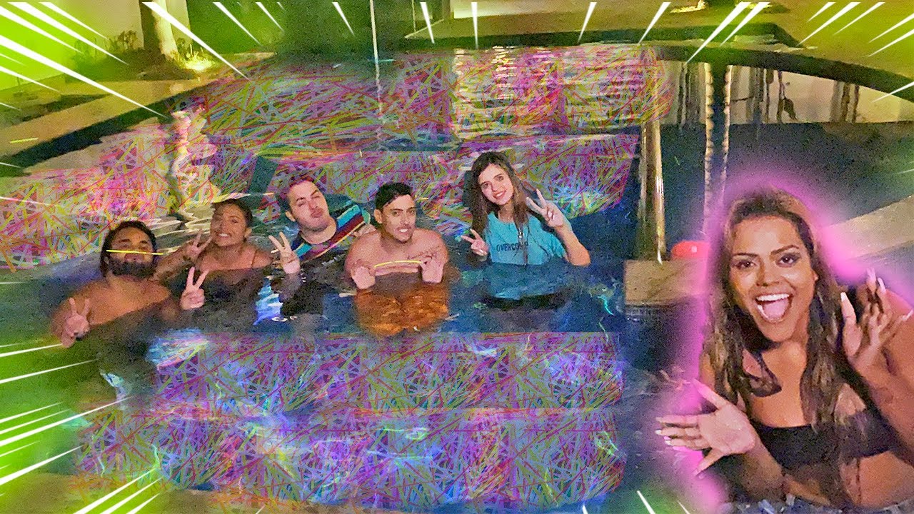 ENCHEMOS A PISCINA COM PULSEIRAS NEON !!!