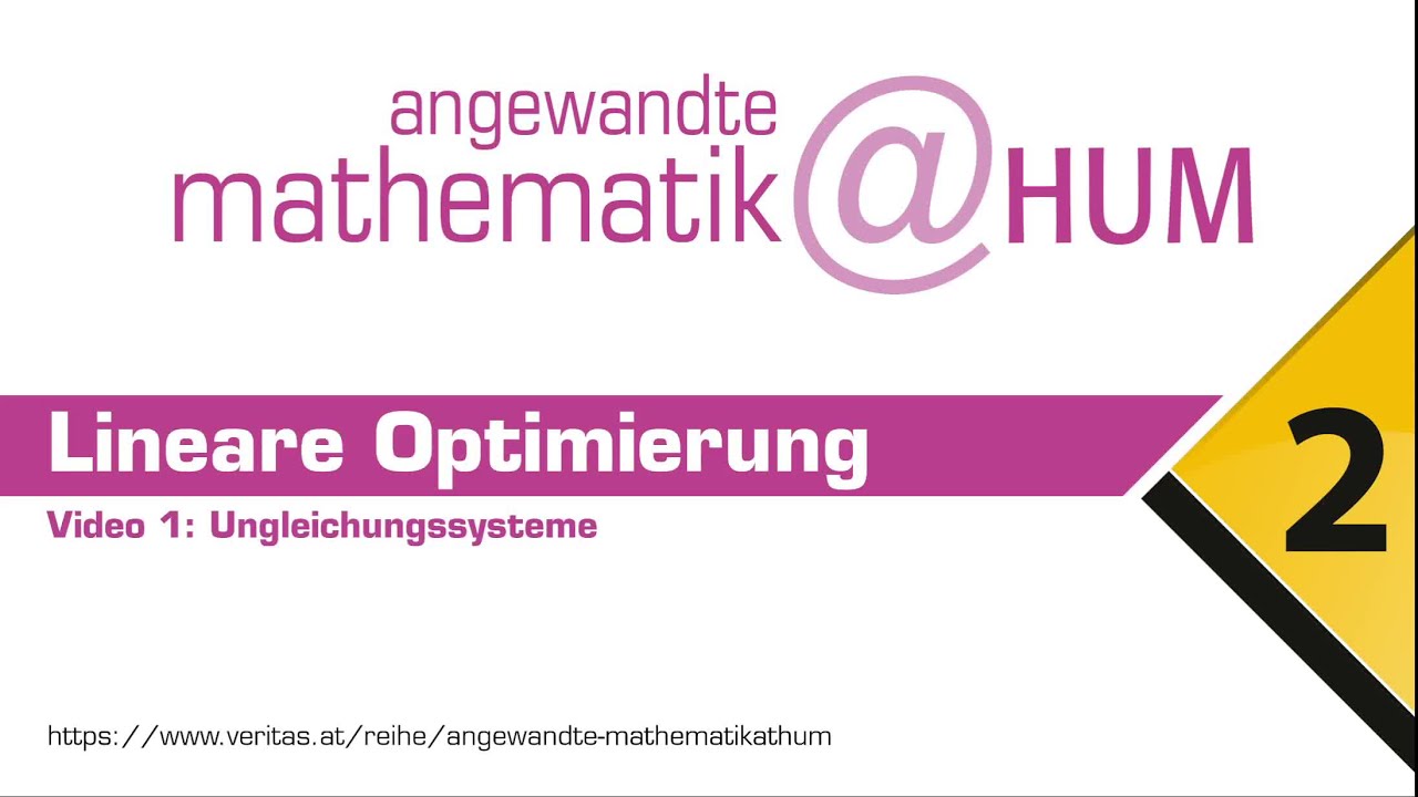 Lineare Optimierung: 1 - Ungleichungssysteme
