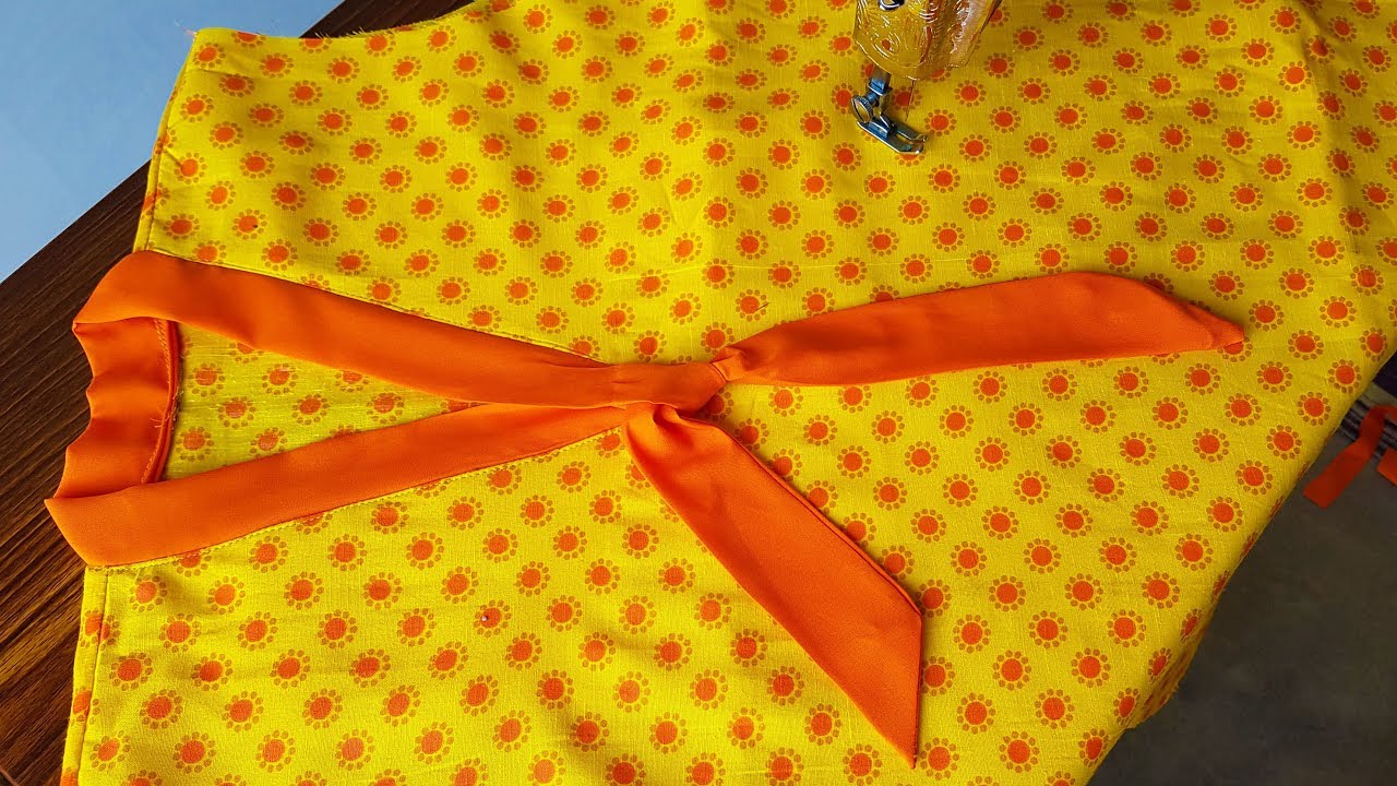 neck designs for kurtis tie collar