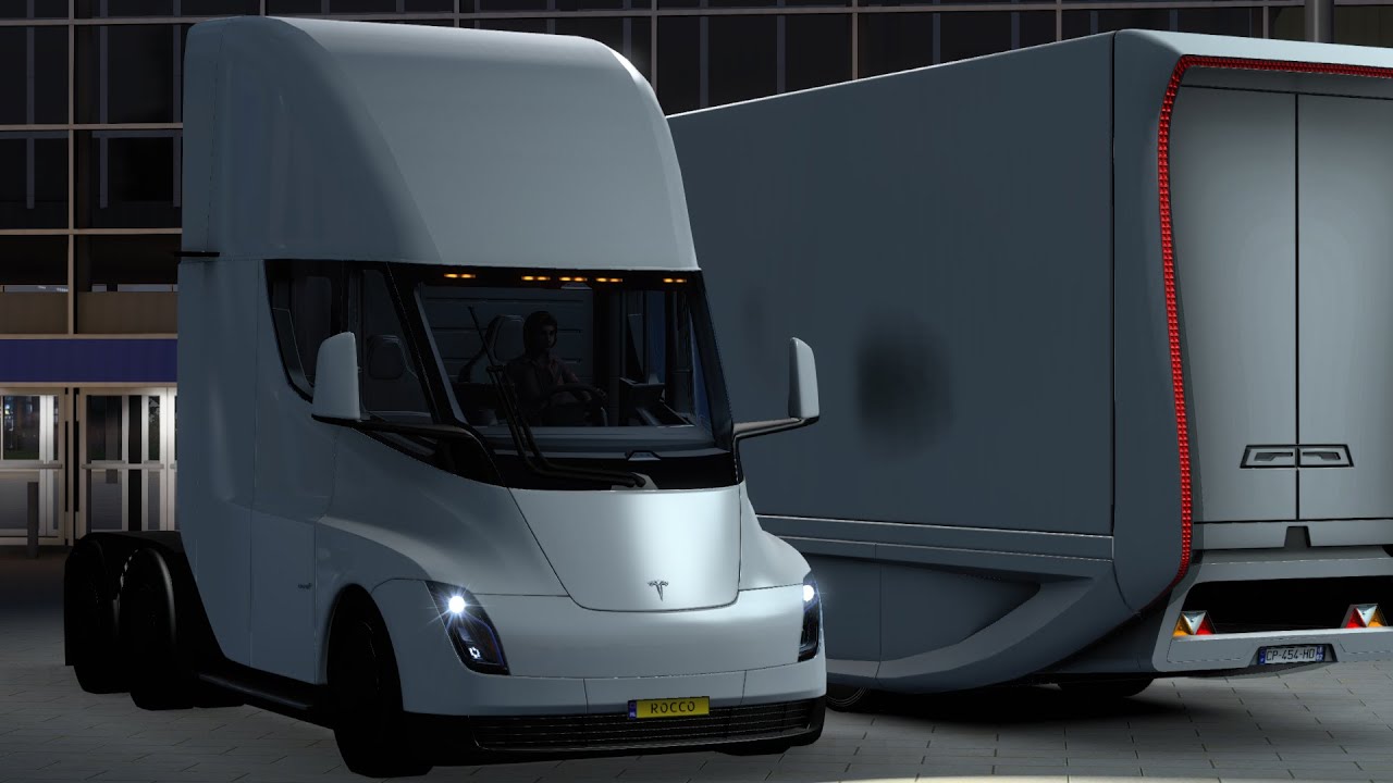 ETS 2 | ELECTRIC TESLA SEMI DRIVE